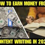 How to earn money from content writing in 2025